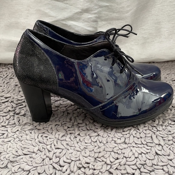 Patent Blue Karston Heels - Picture 6 of 8